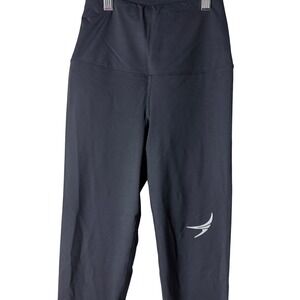 Endeavor Leggings Women XS Black Gray High Waist Space Dye Colorblock Activewear